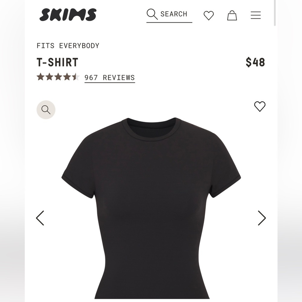 SKIMS FITS EVERYBODY T-SHIRT